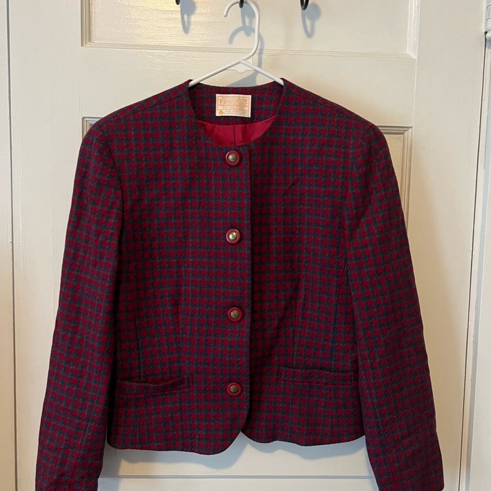 Vintage Pendleton Wool Herringbone Jacket - image 2